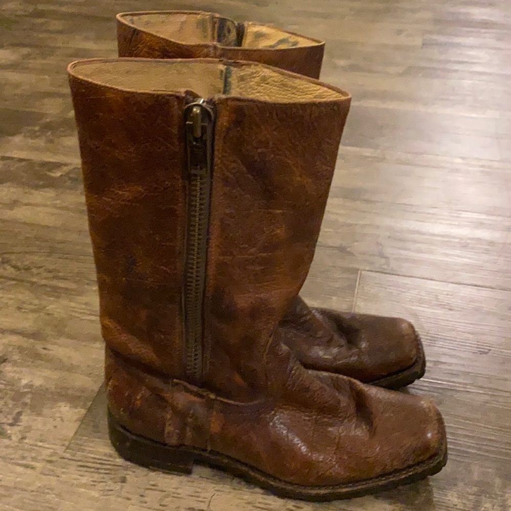 🔥Frye Heath Moto Boots LIKE NEW!🔥